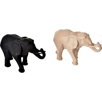 Velikonoční dekorace Slon polyresin GEO mat 25x9x15 cm 2ASS