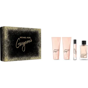Kosmetická sada Michael Kors Gorgeous Set - EDP 100 ml + EDP 10 ml + sprchový gel 100 ml + tělové mléko 100 ml Dárková sada