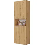 FALCO Koupelnová skříňka Noeli 2DK2K, dub artisan, 174x60x30 cm, odolná