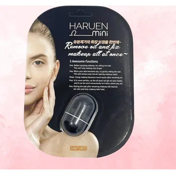 Haruen Life - Mini Matte Black - Vulkanický kámen pro kontrolu mastné pleti - 1ks