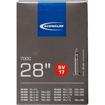Duše na kolo Schwalbe duše 28" SV17 40 mm 28/47-622/635 galuskový ventilek 7315