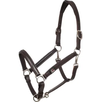 Supreme Ergonomická kožená ohlávka Barva: Černá, Velikost: Cob