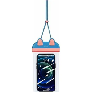 Pouzdro na tablet Usams USAMS pouzdro na tablet Vodotěsné pouzdro 7 YD010 modro-růžová/modrá růžová FSD1001