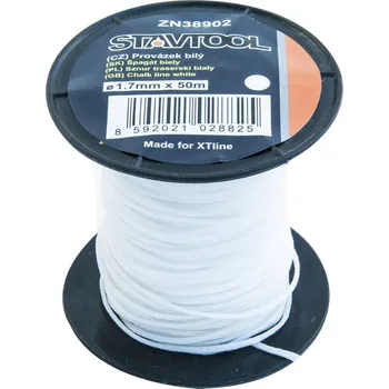 Šňůra na prádlo STAVTOOL Provázek | bílý 50 m / 1 mm