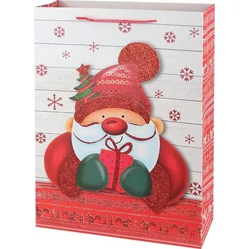 Odpuzovač zvířat U.T.C TAŠKA VÁNOČNÍ PAPÍROVÁ 44x31x12CM,ASSORT