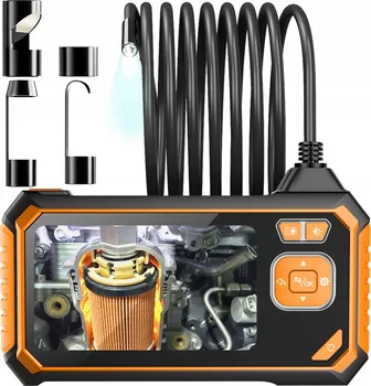 Boroskop Inskam 113 profesionální endoskopická kamera 4,3" LCD oranžová