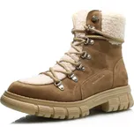 DÁMSKÉ KOTNÍKOVÉ BOTY TOM TAILOR 6390380005-02851 BÉŽOVÁ Barva: BÉŽOVÁ, Velikost: 38