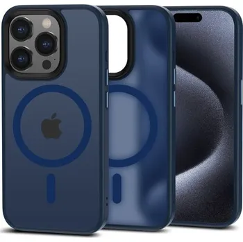 Pouzdro na mobilní telefon Tech-Protect | Tech-Protect Magmat MagSafe kryt na iPhone 15 Pro Max, tmavěmodrý