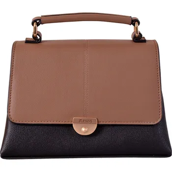 Kabelka Aaryans Dámská crossbody kabelka X052 HNĚDÁ/ČERNÁ