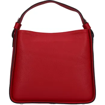 Kabelka Dámská kožená kabelka Italia Luisa - červená