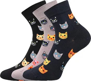 Dámské ponožky Lonka Felixa kočky 3 páry