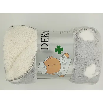 Dětská deka SVITAP Dětská deka Ovečka světle šedá 150 x 200 cm
