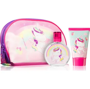 Sprchový gel Be a Unicorn Gift Set toaletní voda 50 ml + sprchový gel pro děti 100 ml + toaletní taška