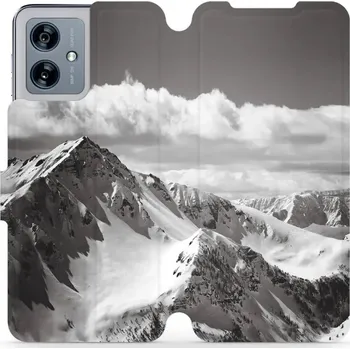 Pouzdro na mobilní telefon Flipové pouzdro Mobiwear - Motorola Moto G54 5G / Moto G54 5G Power Edition - M152P Velehory (Knížkové flip pouzdro, obal, kryt na mobil Motorola Moto G54 5G / Moto G54 5G Power Edition - M152P Velehory, materiál Umělá kůže + TPU - ochrana 360°, stojánek,