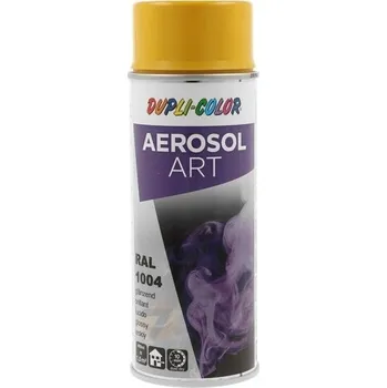Barva ve spreji Dupli Color ART RAL 1004 Zlatožlutá lesklá barva ve spreji 400 ml