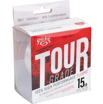 Vlasec Strike King Tour Grade Fluorocarbon Line 183m 0,34mm 15lb