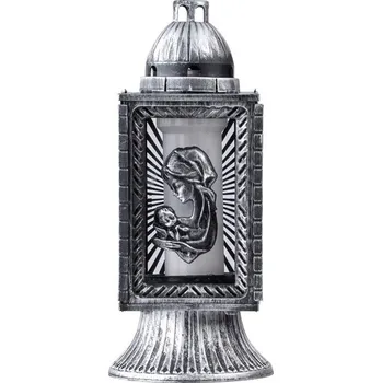 Svíčka Hřbitovní lucerna 31 cm vklad 60g 16h. Maria, stříbrná 60 gram 559 gram