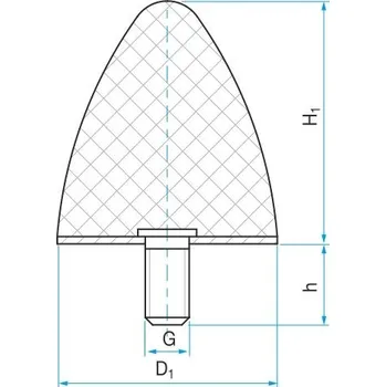 Silentblok nápravy RUBENA silentblok T.KP-D 75x89M12/37
