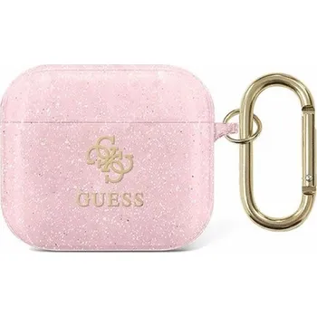 Telefonní příslušenství Guess Guess GUA3UCG4GP kryt AirPods 3 růžový/růžový Glitter Collection