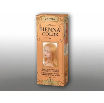 Barva na vlasy Venita Bylinné balzámy Henna Color 2 Jantar 75ml
