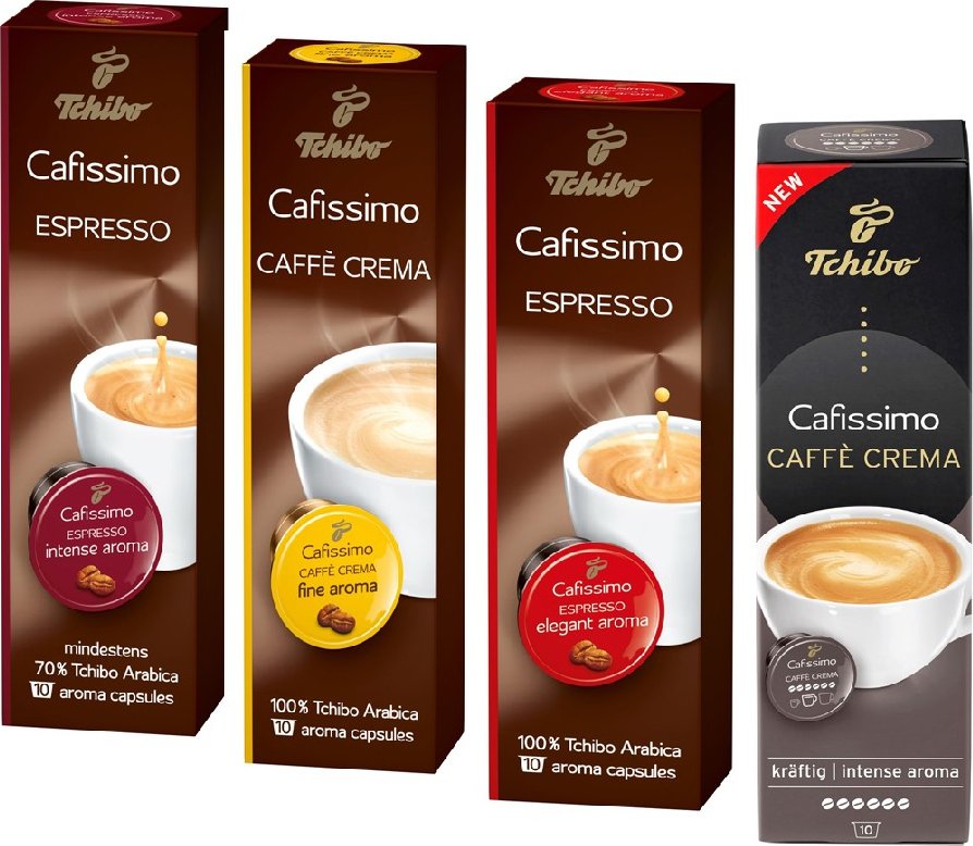 Tchibo Cafissimo kapsle, 10ks - Crema Intense