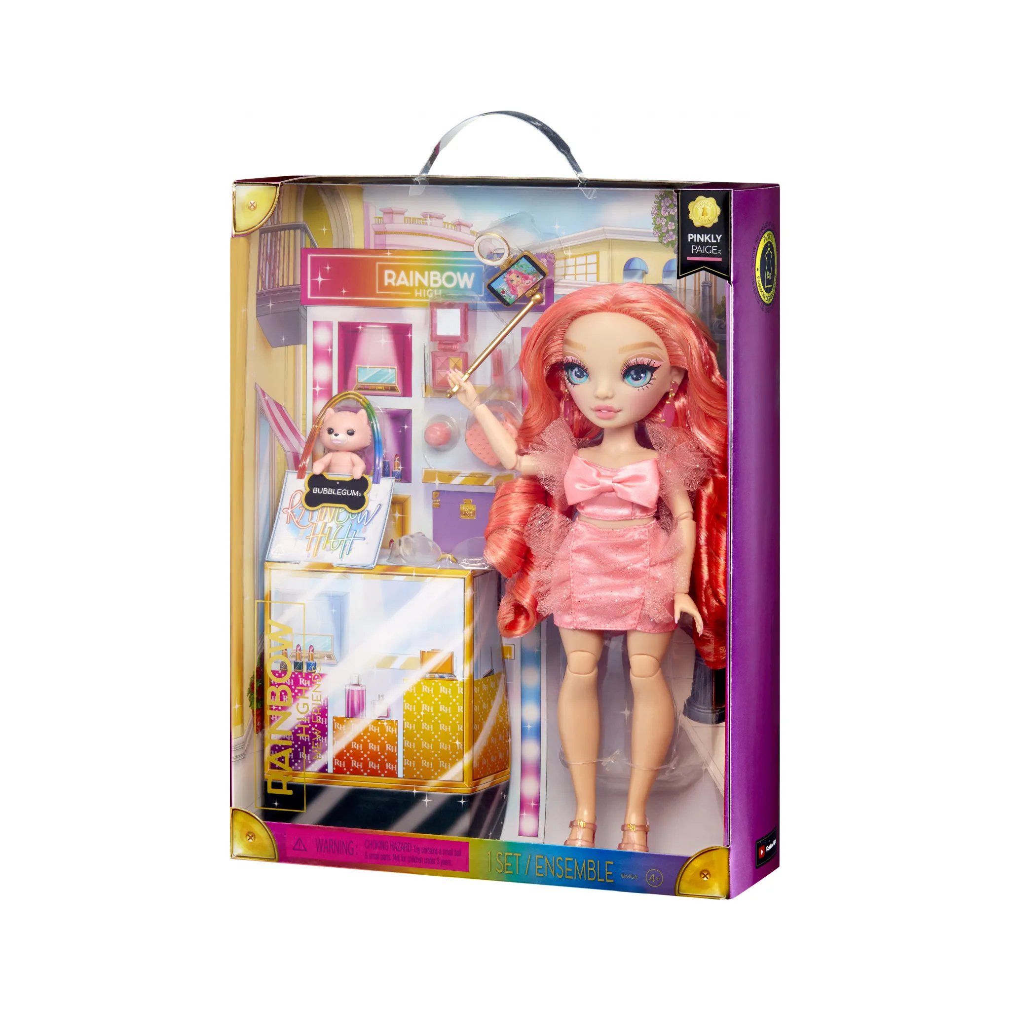 Fotografie 1 - Panenka MGA Rainbow High Fashion Doll New Friends Pinkly Paige