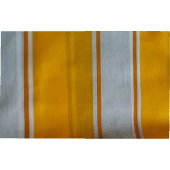 Apex® Dekorační látka - žlutý pruh - šíře 140 cm - 1m