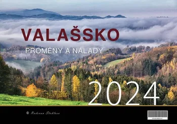 Kalendář Nakladatelství Justine Radovan Stoklasa nástěnný kalendář Valašsko Proměny a nálady 2024