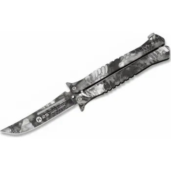 Bojový nůž K25 Nůž motýl K25 02142 Balisong Phyton Black univerzální