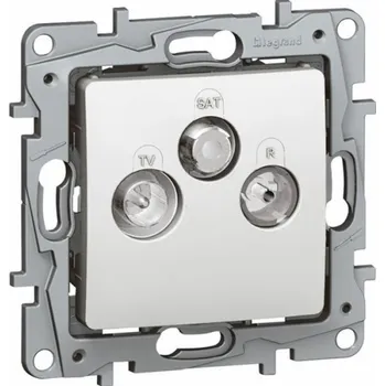 Elektroinstalační materiál Legrand NILOE RTV-SAT koncová anténní zásuvka 10dB bílá (764565)