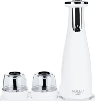 Adler Europe Group  AD 4449w mlýnek na koření + 3 nástavce bílá