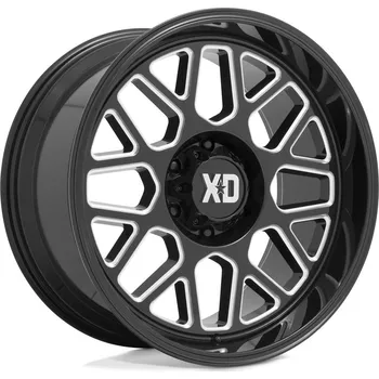 Alu kolo XD 849 GRENADE 2 disk 20x12 5x127 71.5 ET-44, Gloss black