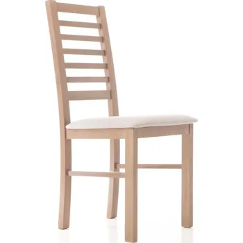 BMB VIVA - interiérová jídelní židle, dub + čalounění