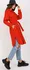 Dámský kabát Dlouhý košilový kabát EM-PL-3315.87 červený uni