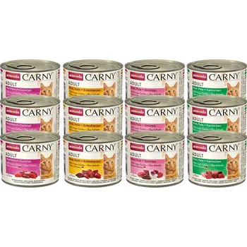 Pro kočku Animonda Carny Adult, variace chutí Mix 2 24x200g