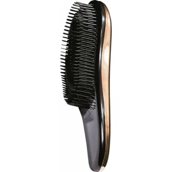 kartáč na vlasy Inter-Vion INTER-VION_Untangle Brush Lesklý kovový kartáč na vlasy
