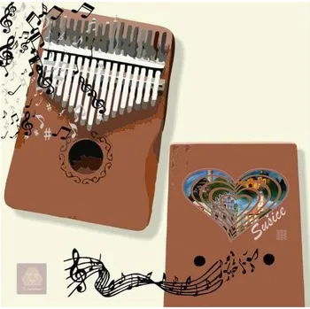 Kalimba 17 tónů SUŠICE Srdce · O·POHÁDKOVÉ - 1 ks