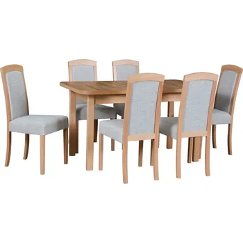 Jídelní set Jídelní set 6+1 Prokop Vyberte Tkaninu:: Tkanina 35, Vyberte Moření:: Komplet grandson