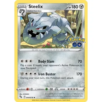 Sběratelská karetní hra Pokémon karta Steelix 044/078 - Pokémon Go