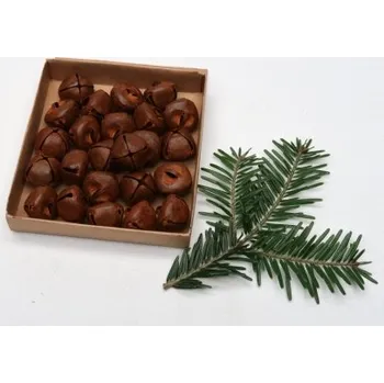 Vánoční dekorace Rolnička rezatá 2,5 cm