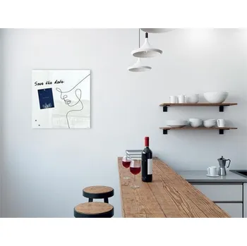 Kancelářský nábytek Magnetická skleněná tabule Artverum®, perokresba, 48 x 48 x 1,5 cm, SIGEL GL295 SIGEL
