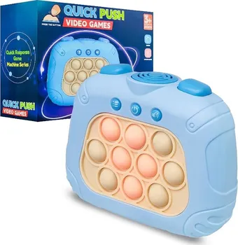 POP IT Quickpush Video Games elektronická hra Pop It modrá