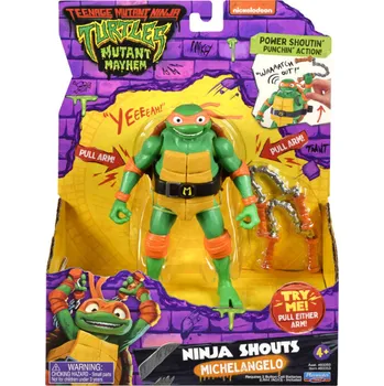 Figurka Ninja želvy Teenage Mutant Ninja Turtles Mutant Mayhem Michelangelo Ninja Shouts