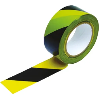 Výstražná páska OSTATNÍ Páska varovací | černo-žlutá samolepící 33 m