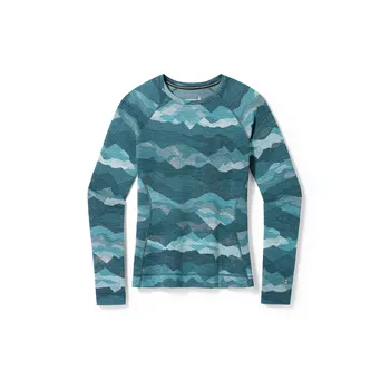 Dámské tričko Dámské merino triko Smartwool twilight blue mountain scape Size: XL