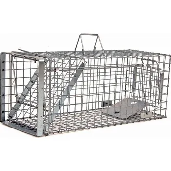 Zvířecí past Profesionální past na kuny a kočky TRAP H80x34x34-DÁREK - odchytová sada za 199Kč