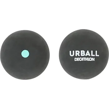 Hračka pro psa URBALL Gumový míček (pelota) Pala GPB100 černý se zelenou tečkou