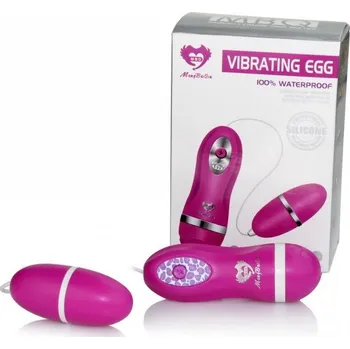 Sensual Vibrační vajíčko MBQ (Vodotěsné vibrační vajíčko růžové barvy, disponující jednou rychlostí vibrací (on/off).)