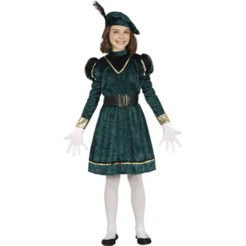 Karnevalový kostým Guirca Dětský dívčí kostým - Zelené páže Velikost - děti: XL: 143-151 cm