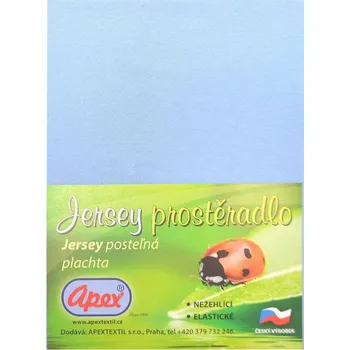Prostěradlo Apex® Jersey prostěradlo Apex - Dětské 70 x 140 cm - Světle modrá